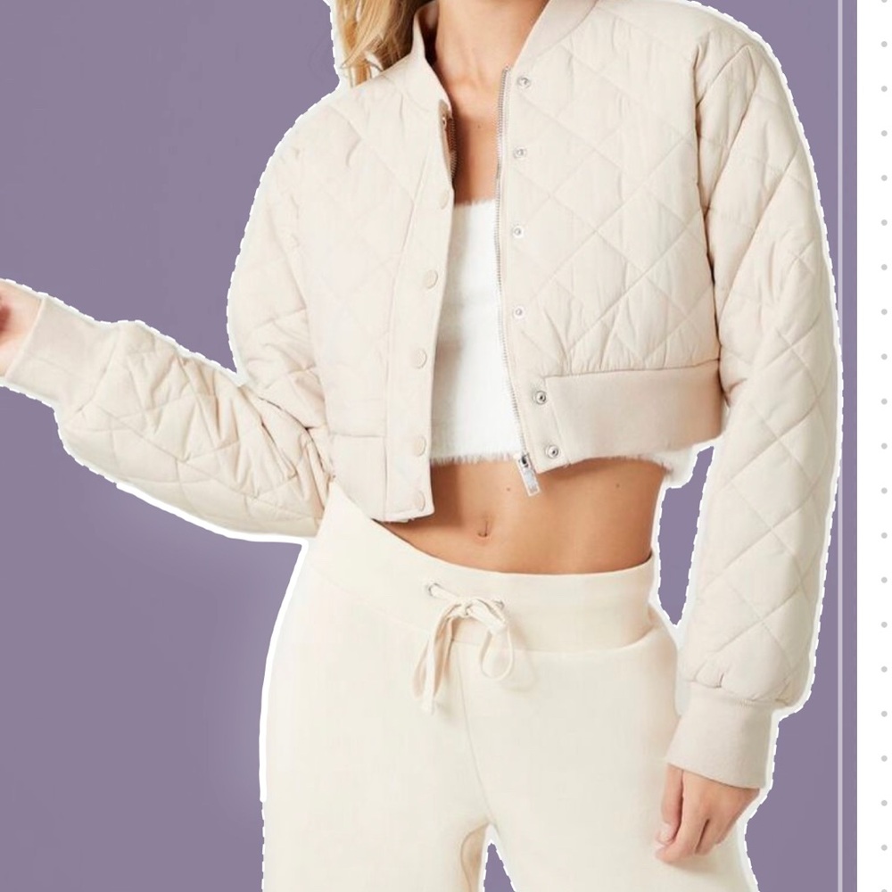 Quilted cream Jacket